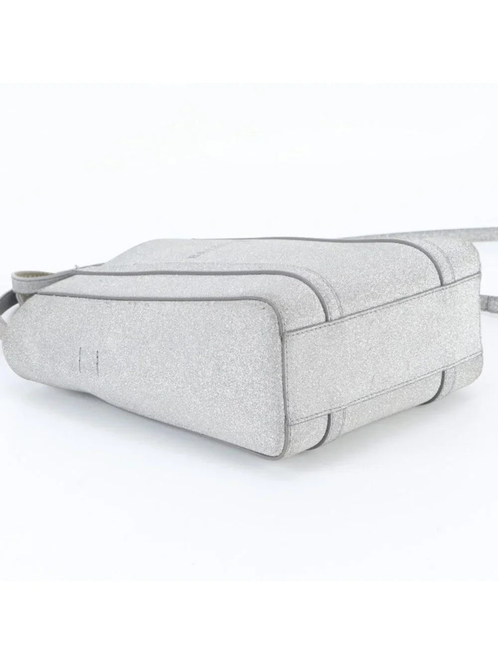 Balenciaga Everyday Tote Xxs Leather 2-Way Shoulder Bag Crossbody Hand Silver